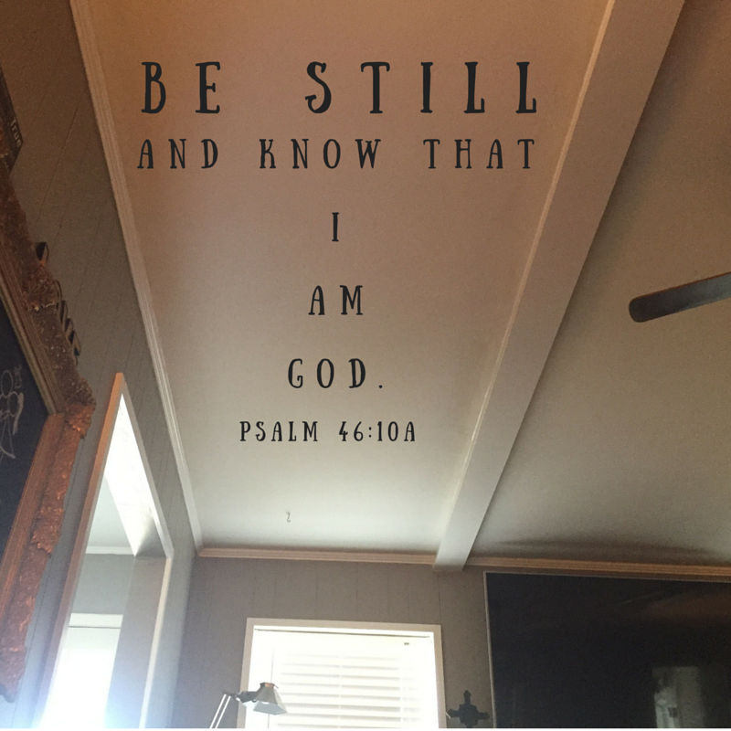 BE STILL