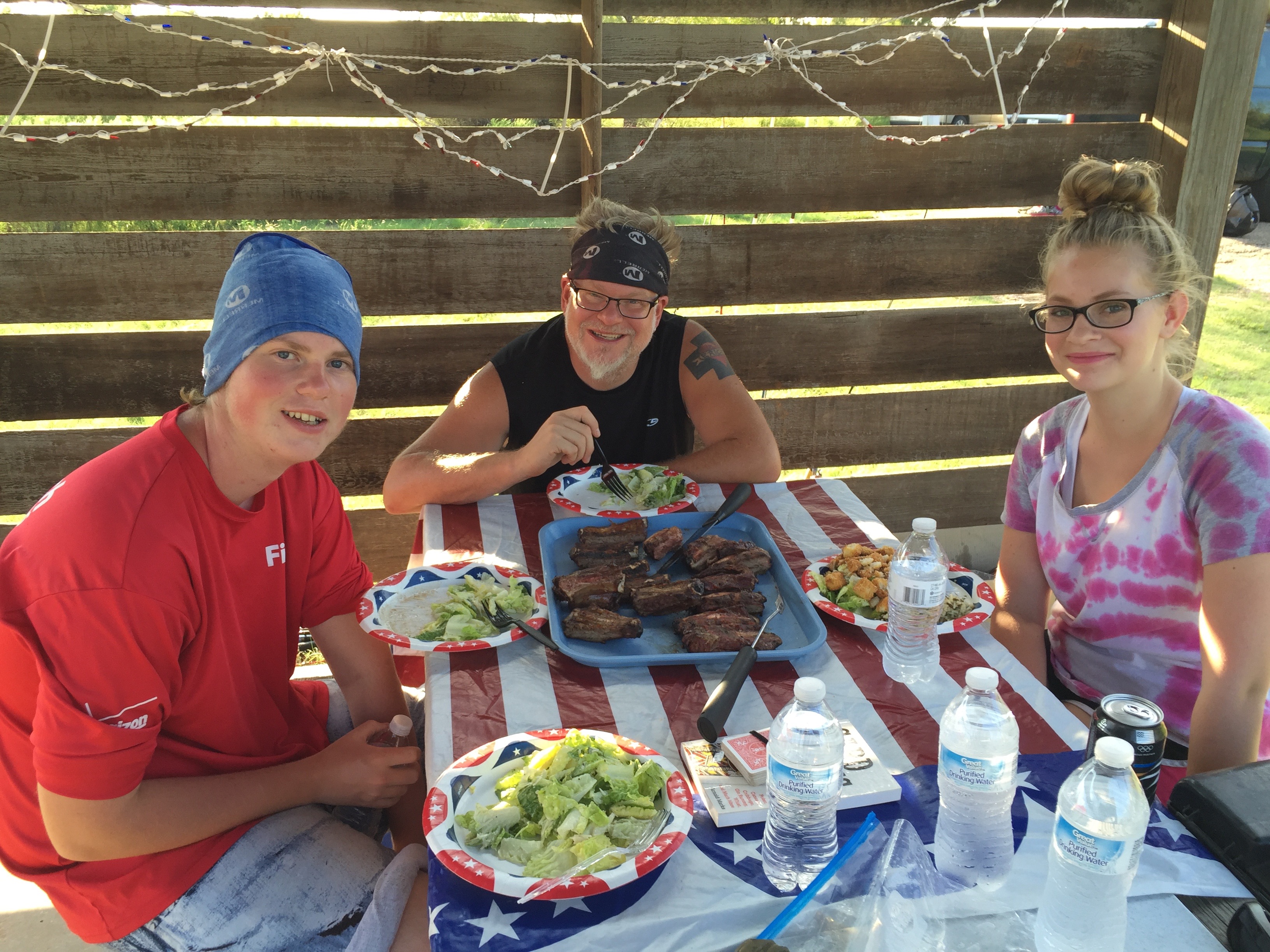 Ribs and salad kind of night...yum!