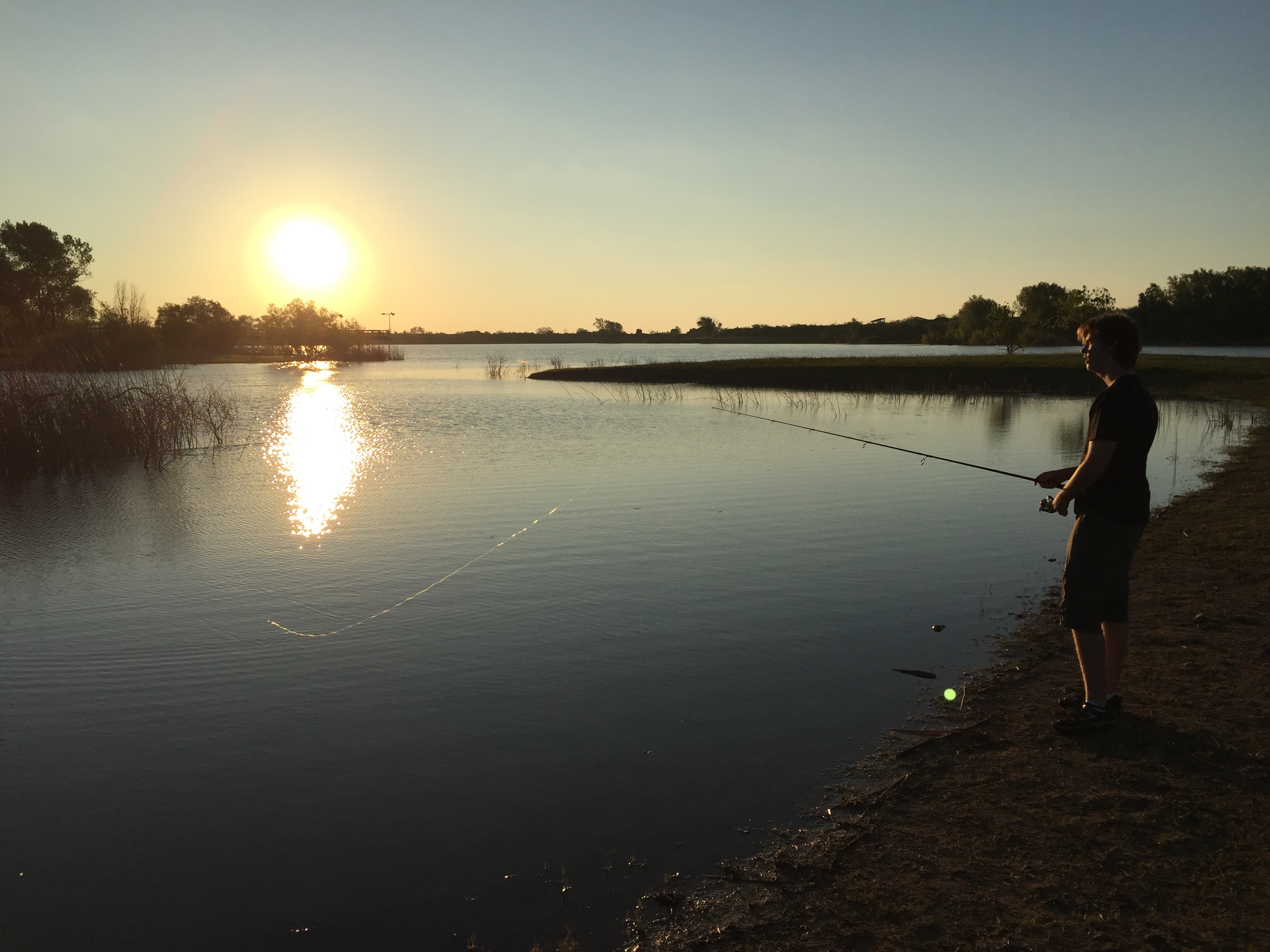 Another early morning on the lake with Jesse as he enjoys his favorite past time.